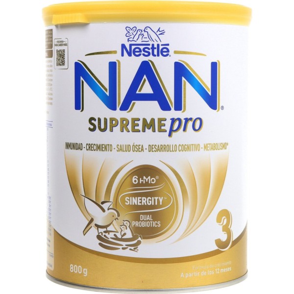 Nan Supremepro 3 Leche de Crecimiento 800g Promo